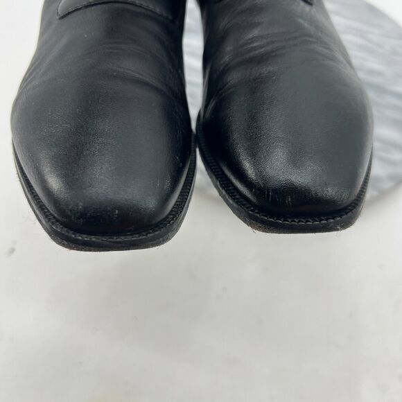 Jimmy Choo Mitchell Flat Strap Ankle Boots Women 36 Black Leather Buckle Accent - Picture 12 of 14